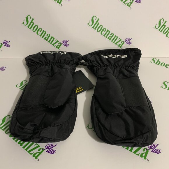 Cobra Crown C Winter Mitts Golf Mittens Glove Pair Mens One Size Fits Most Black - Picture 2 of 6